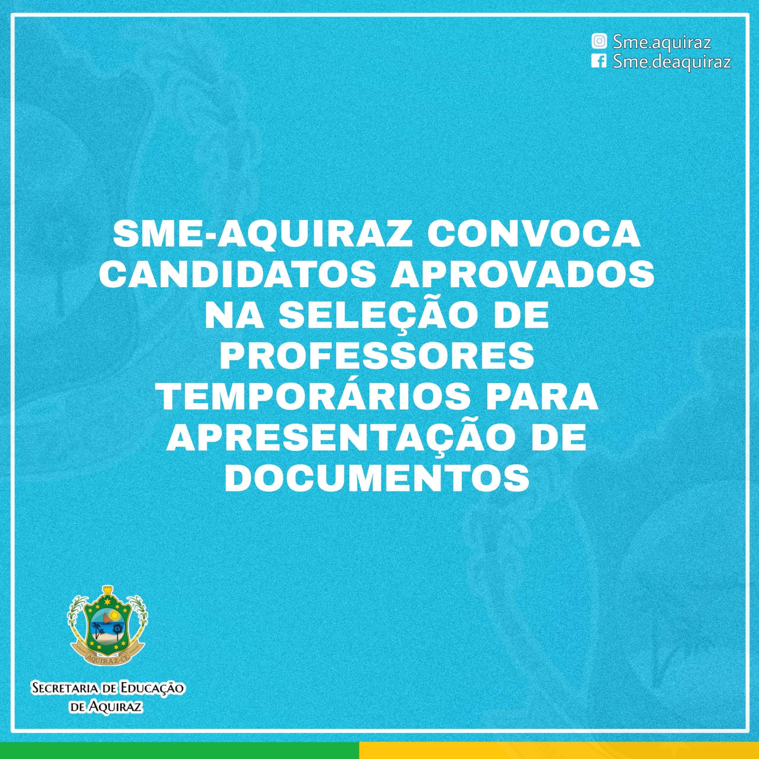 SME convoca candidatos aprovados nos concursos de Supervisor